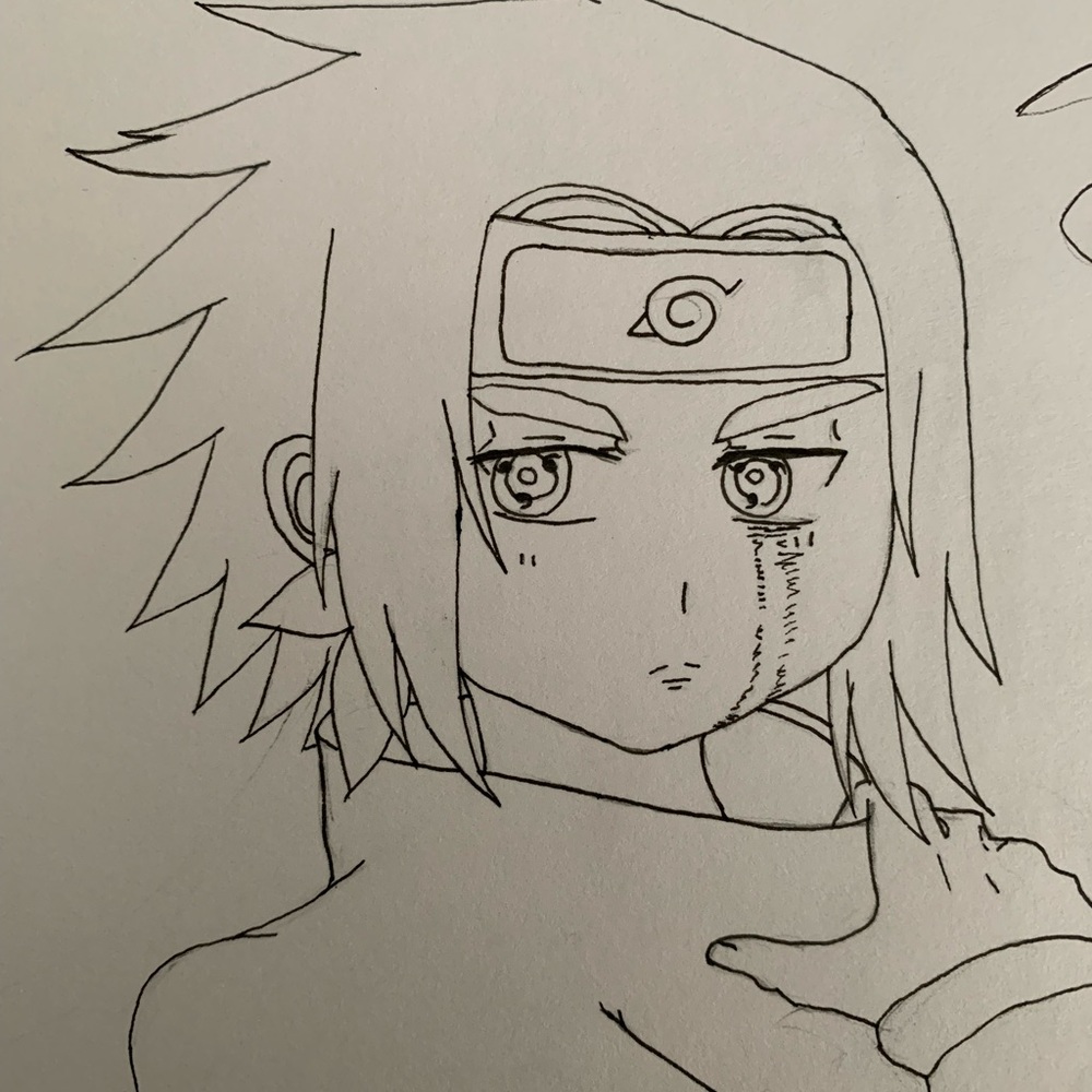 Cute Sasuke Uchiha Illustration